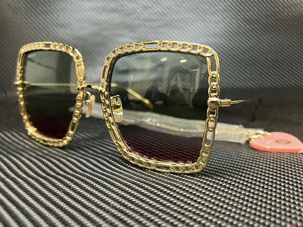 Gucci Women's Gold Square Sunglasses