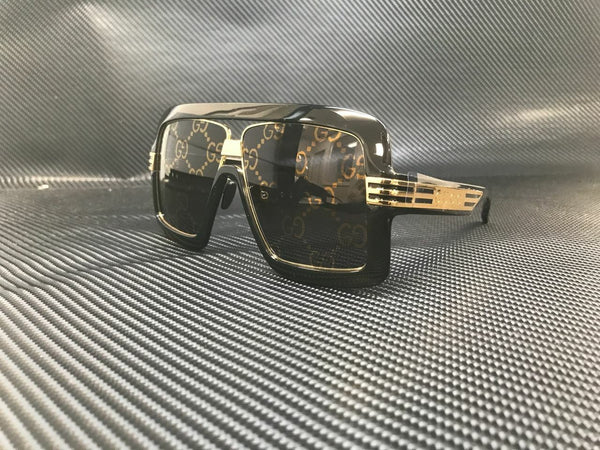 Gucci Men's Black Square Sunglasses