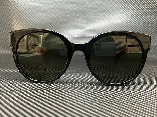 Gucci Women's Black Round Sunglasses