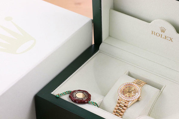 Rolex Ladies President 18kt Ruby Watch