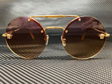 Versace Women's Gold Round Sunglasses