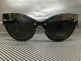 Versace Women's Cat Eye Transparent Sunglasses