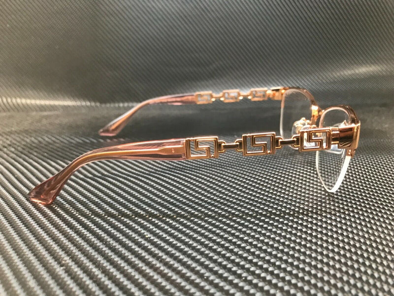 Versace Women's Rose Gold Eyeglasses