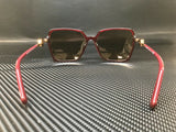 Versace Women's Transparent Red Sunglasses