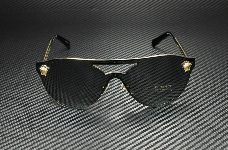 Versace Women's Gold Grey Sunglasses