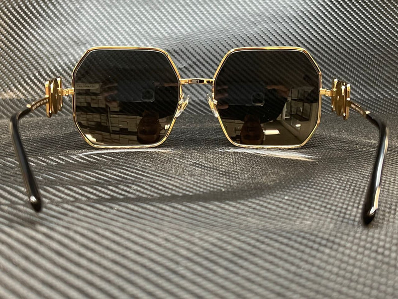 Versace Women's Gold Polarized Sunglasses