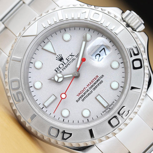 Rolex Yacht Master Men's Platinum Watch!