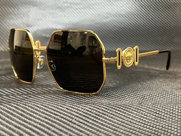 Versace Women's Gold Polarized Sunglasses