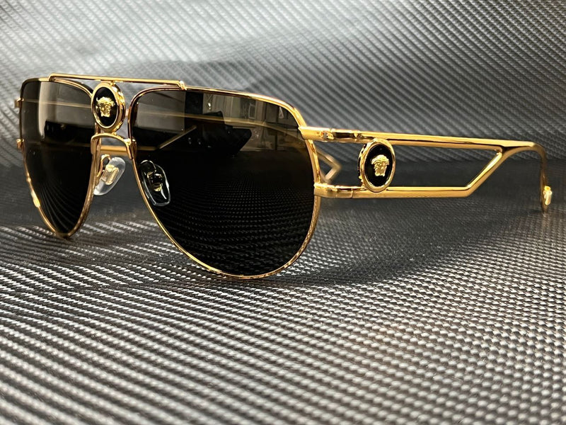 Versace men's glasses clearance gold